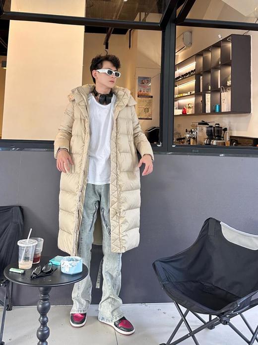 2024秋冬新款lulu家九格长款羽绒服鹅绒（UY*SS） 商品图5