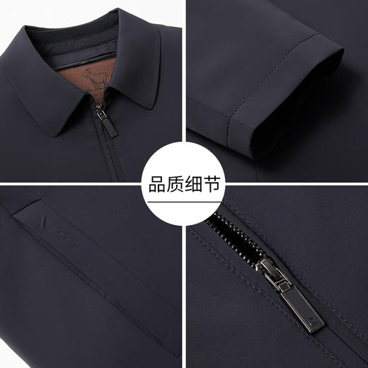 【可拆卸内胆】【新款DKP】大依优型大码翻领棉衣夹克棉服休闲胖子大码男休闲宽松加肥加大上衣冬季外套 商品图3