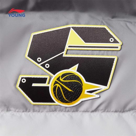 【140断码】李宁男大童篮球生活系列宽松80%鸭绒中羽绒服YYMU025【库存有限，如无货将做退款，介意慎拍！】 商品图3