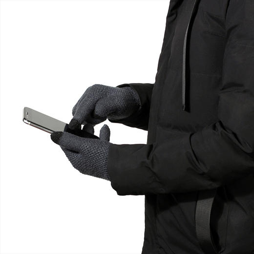 「手指触屏设计！加厚保暖」手套男大码学生秋冬季保暖触屏防寒加绒五指针织毛线骑车骑行手套配饰 商品图4