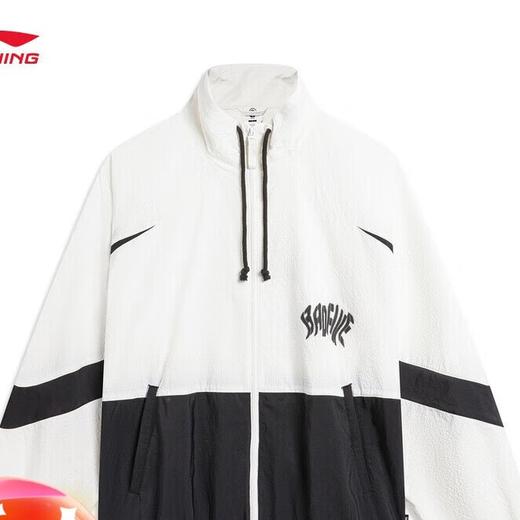 李宁反伍BADFIVE男子抗菌防晒风衣24秋季宽松无帽运动风衣AFDU419 商品图1