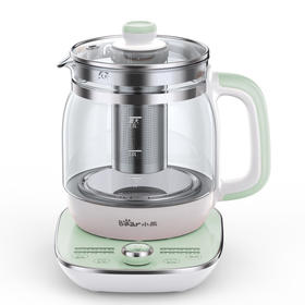 小熊（Bear）养生壶电水壶热水壶烧水壶 花茶壶玻璃加厚煮茶器1.5L YSH-A15W7