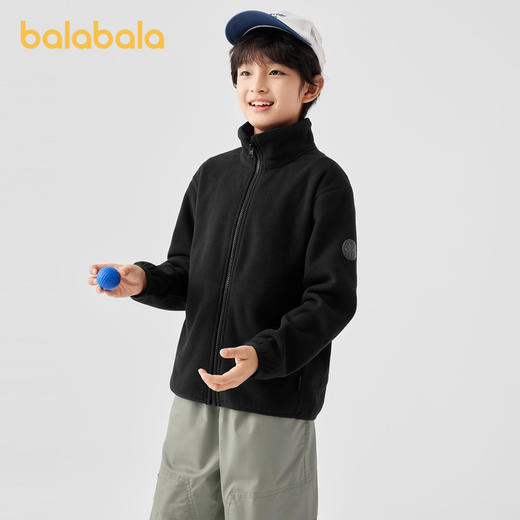 【爆品主推】巴拉巴拉童装儿童摇粒绒外套2025年新款春秋装男童女童亲子抗静电 商品图2
