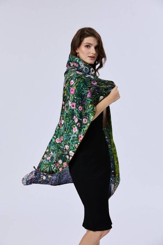 优品堂【雍容华贵3】薯筤染110重磅双面绫罗绸缎之“绫”方巾 商品图3