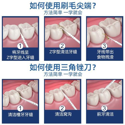 小鹿妈妈护理桶装牙签刷300支/桶*3 （共900支） 商品图1