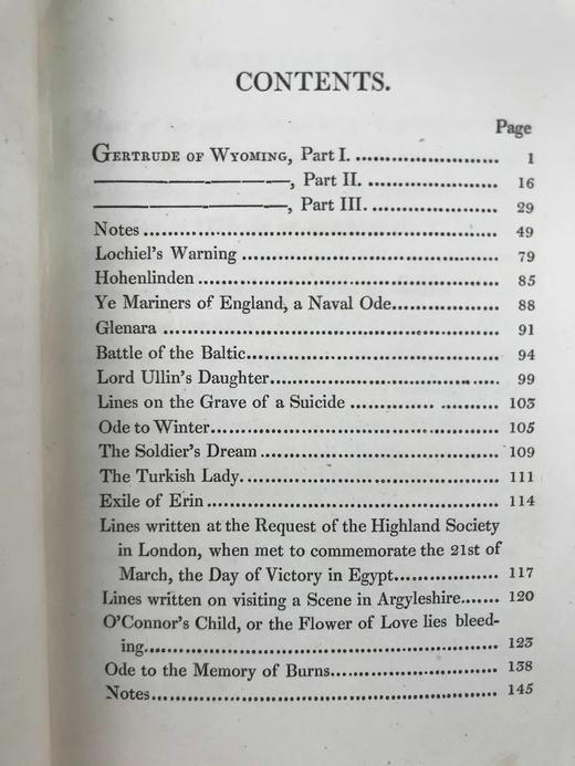 1822年 托马斯·坎贝尔《怀俄明的葛楚德与其他诗歌》 3幅版画插图 全真皮精装36开 商品图4