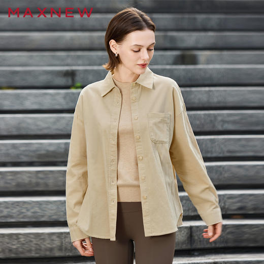 【衬衫】灯芯绒长袖衬衫1N4222301 商品图2