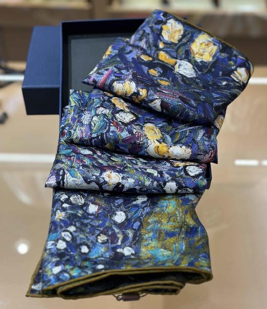 优品堂【雍容华贵3】薯筤染110重磅双面绫罗绸缎之“绫”方巾 商品图8