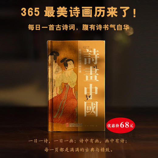 《诗画中国》  首首诗情画意，一眼沉醉，惊艳了千年的时光 商品图0