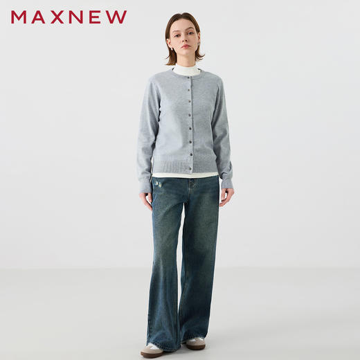 【毛衫】合体开襟毛衫1N4222503 商品图4