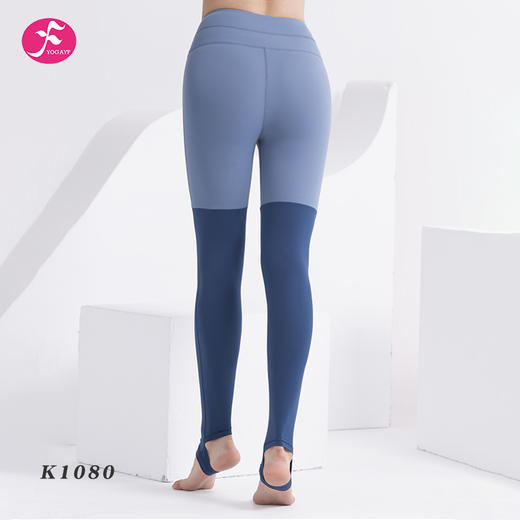 一梵撞色拼接踩脚裤踩脚口防滑设计【K1079、K1080】 商品图5