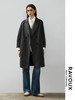264269913净色中长双排扣大衣 商品缩略图1