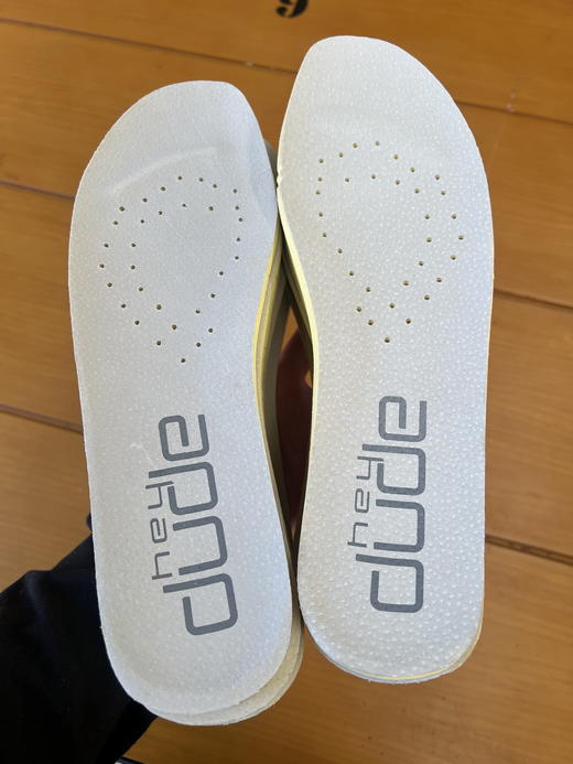 断码清仓！官网一双50块！  可以裁剪！！ 清仓 猪皮加eva复合鞋垫！！无敌的品质！HEY DUDE男女鞋垫舒适透气软底一脚蹬鞋垫 商品图1