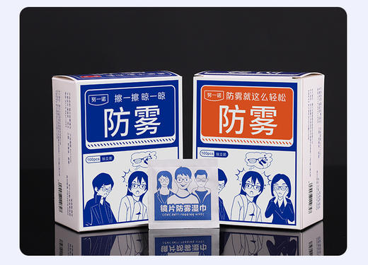 黑科技眼镜防雾湿巾 手机屏幕清洁湿巾💕 商品图0