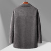 【新款DAB】大依优型大码男装羊毛呢双面呢大衣外套手工呢子胖子休闲男士上衣 商品缩略图2