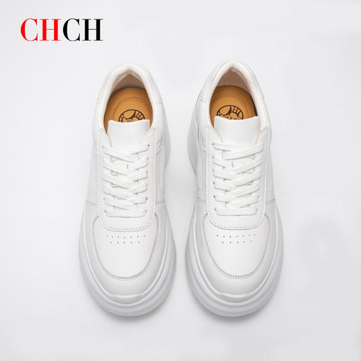 CHCH厚底内增高2024秋冬新品牛皮休闲老爹鞋CO2B5211 商品图5
