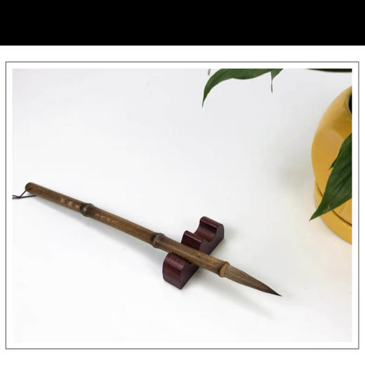 实木笔山笔搁毛笔架托文房四宝书法专用笔托 商品图3