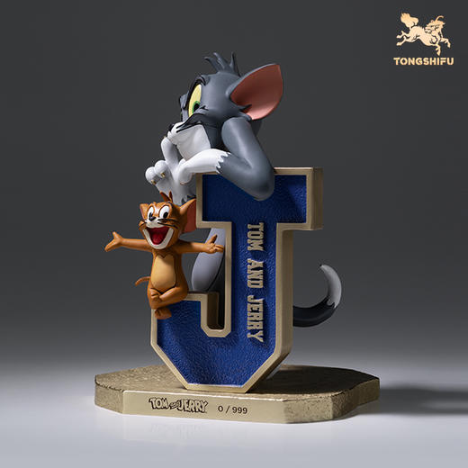 铜师傅 正版授权《猫和老鼠》K款 限量手办 桌面铜摆件工艺品 商品图3