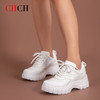 CHCH平衡鞋内增高2024秋冬新品透气牛皮拼接厚底老爹鞋女鞋CO2B5191 商品缩略图2