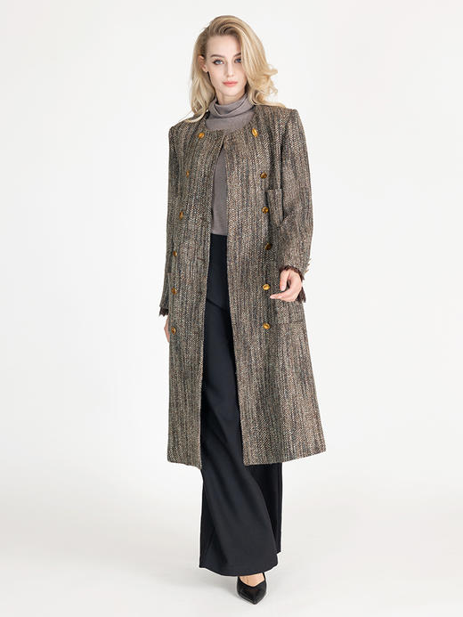 LIZZY 简约堆堆领长袖休闲百搭单穿打底针织衫7737 商品图4