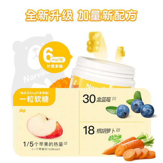 诺维肯蓝莓叶黄素软糖 保护视力 明亮双眸 商品图1