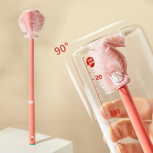 摩登主妇硅胶杯刷多功能清理刷子保温杯奶瓶清洁刷无死角清洗神器 商品图0