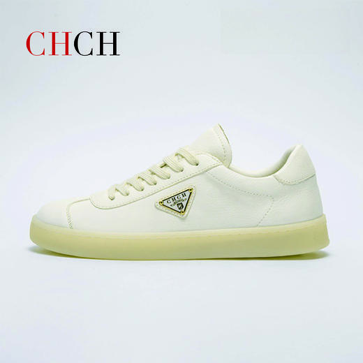 CHCH平衡鞋2024秋冬新品牛皮软底减龄时尚小白鞋CO2B5201 商品图2