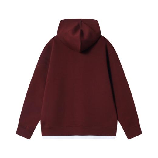 WY466秋冬季新款时尚个性假两件连帽卫衣休闲百搭情侣宽松上衣 商品图5