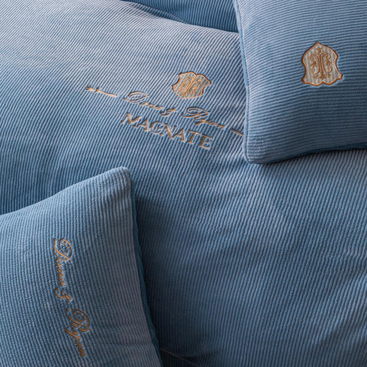 多喜爱-暖绒四件套<亚托克斯粉/蓝> 商品图8