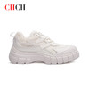 CHCH平衡鞋内增高2024秋冬新品透气牛皮拼接厚底老爹鞋女鞋CO2B5191 商品缩略图1