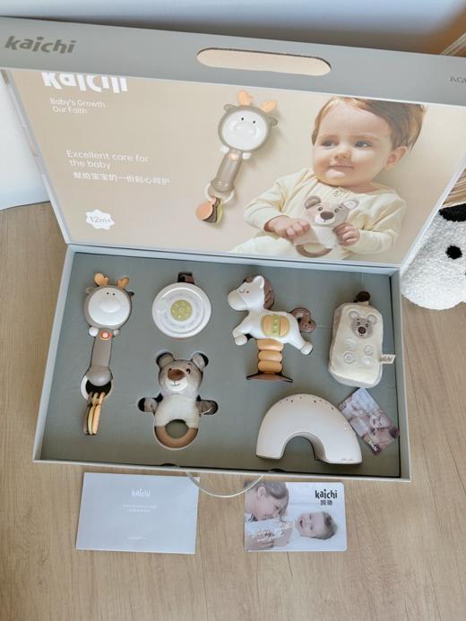 凯驰玩具（Kaichi）婴儿早教玩具新生儿安抚套装0-1-3岁安抚6件套 商品图3