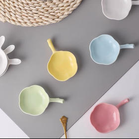 瓷器砚台墨碟小碟子调色盘文房四宝陶瓷墨碟（颜色随机）