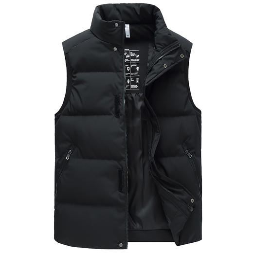 【新款DWN】大依优型大码立领羽绒马甲男士马夹加肥加大码坎肩加厚加绒保暖上衣 商品图3