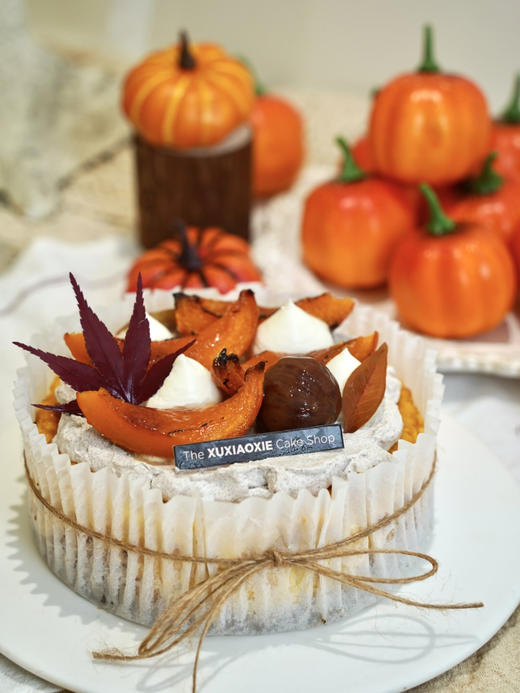 【南瓜巴斯克】黄油饼底+kiri奶油与南瓜的融合+奥利奥咸奶油的碰撞~ 商品图1