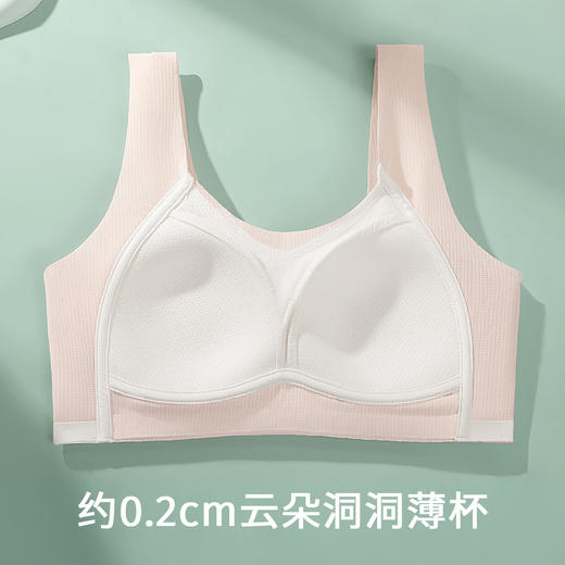 A5-【12-16二阶段】儿童内衣发育期初高中生少女运动防震背心文胸 星星闪耀+ 萌云丫丫【青春系列】 商品图5