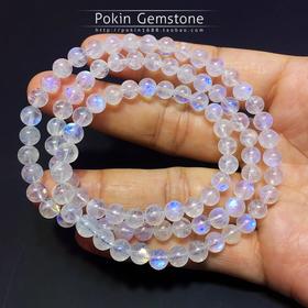 天然蓝月光石手链女款