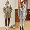 Famecoco范可儿风衣式羽绒服薄款女式派克中长款外套F228AJ003 商品缩略图4