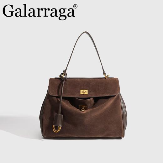 【双旦特惠 明星同款 Galarraga】25年新款麂皮绒凯莉托特包BP0046 商品图0
