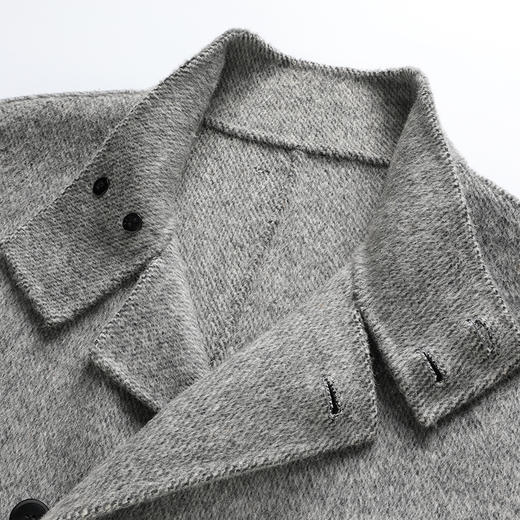 【新款DAB】大依优型大码男装羊毛呢双面呢大衣外套手工呢子胖子休闲男士上衣 商品图5