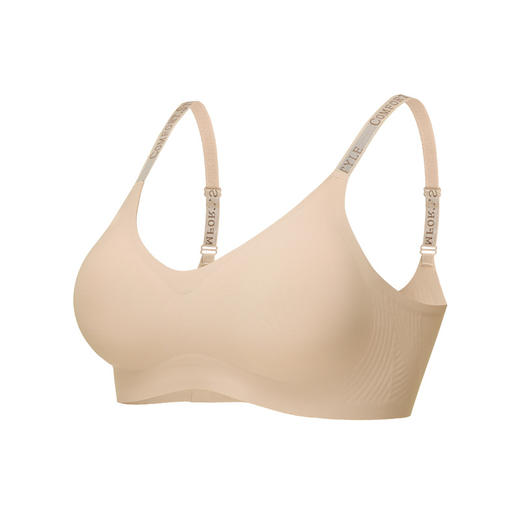 【新品福利！买内衣送同款一片式运动内裤】少女般的支撑，轻松聚拢提拉；宛如魔法，反重力体验。果冻侧收，收拢副乳，全罩杯包裹，加高宽侧比。穿上它，你将重新发现自己的胸型，运动、日常两不误。 商品图4