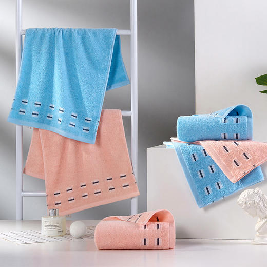 「两条装！洁玉清爽毛巾」洗脸毛巾 居家日用男女吸水柔软擦手擦脸毛巾布艺 商品图3