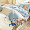 自然醒迪士尼卡通纯棉四件套100全棉床单四季被套学生宿舍床上三件套ins床笠JY 商品缩略图6