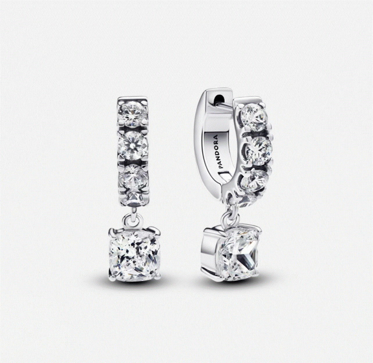 潘多拉密镶耳环