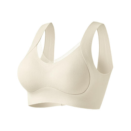 秋冬新品【美背无痕，V领锁骨！】高品质无痕内衣，防走光固定杯，清新磨毛，凸显曲线，美背塑形，无痕防走光。柔软提拉，稳稳不跑杯，让你青春不散场！ 商品图4