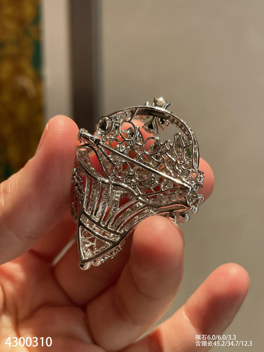 4300310，黄翡蛋面胸针。具体价格微信咨询 商品图7