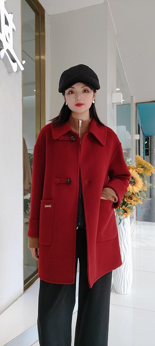 福利款480829一手长羊毛大衣 商品图3