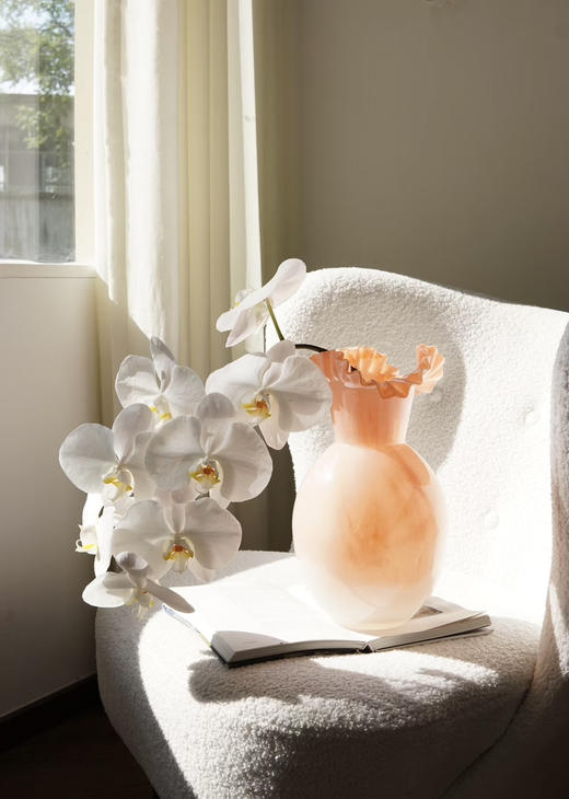 【幸福的来临】进口高质感--白蝴蝶兰  约6-7朵 商品图2