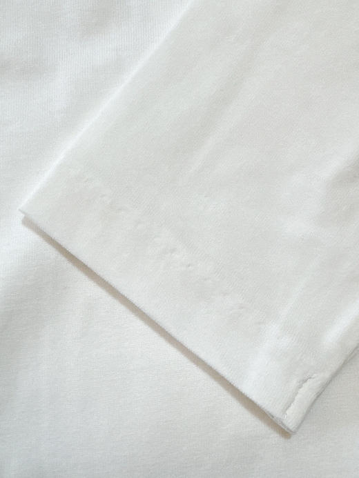 1124-1 基础跑量 小马刺绣 软糯长绒棉 圆领长袖T恤 打底外穿  万金油单品 商品图11