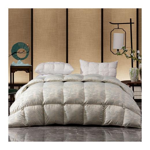 多喜爱　冬奢95白鹅绒冬被（国风雅韵Nation-赤凤/行云/沐青）赠送兔毛绒套件+枕芯 商品图6