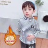 【37.9到手2件】儿童复古条纹长袖丨A类加绒加厚 休闲立领 锁温保暖 商品缩略图5